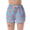 Cloud Hot Air Balloon Pattern Print Women's Shorts-grizzshop