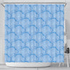 Cloud Pattern Print Bathroom Shower Curtain-grizzshop