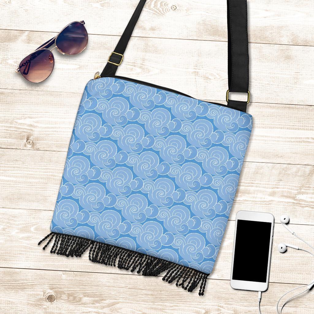 Cloud Pattern Print Crossbody bags-grizzshop