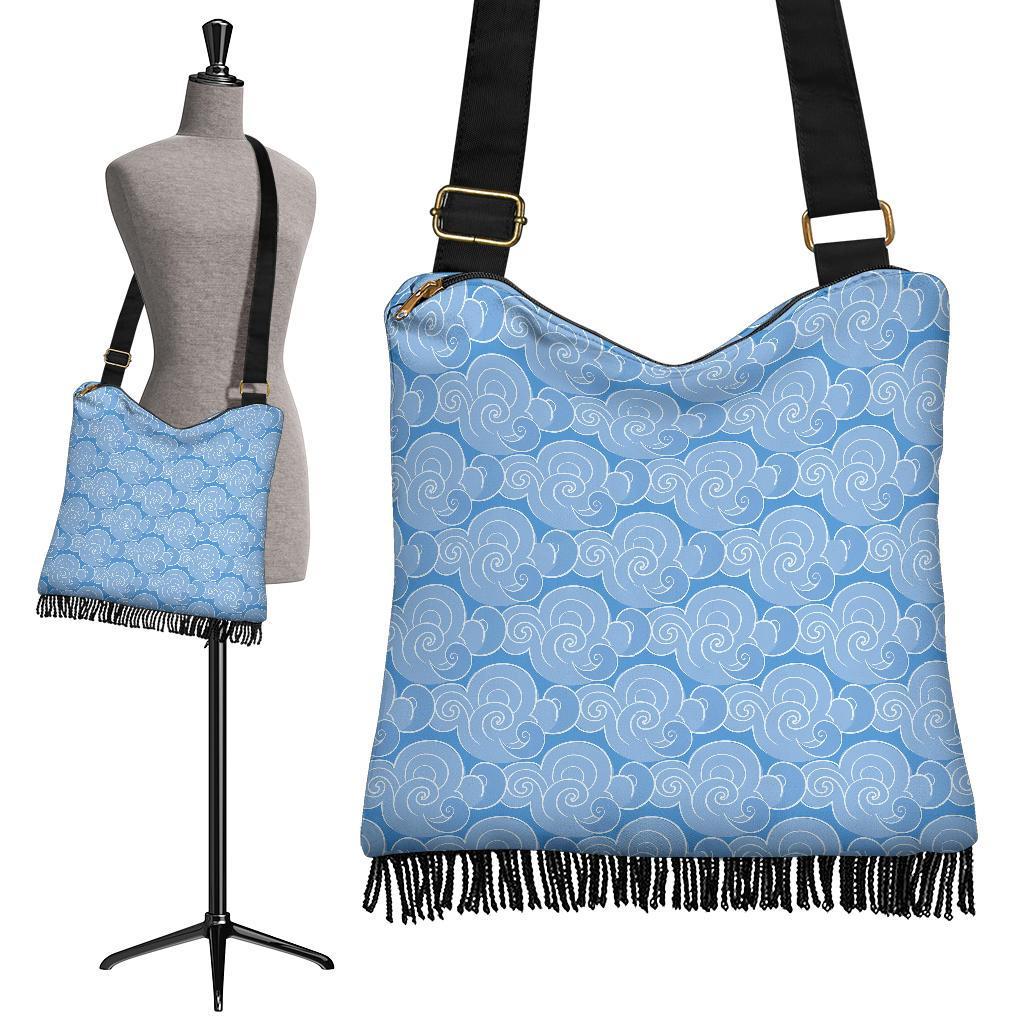 Cloud Pattern Print Crossbody bags-grizzshop