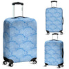 Cloud Pattern Print Luggage Cover Protector-grizzshop