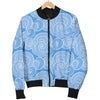 Cloud Pattern Print Men's Bomber Jacket-grizzshop