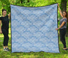 Cloud Pattern Print Quilt-grizzshop