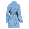 Cloud Pattern Print Women Long Robe-grizzshop