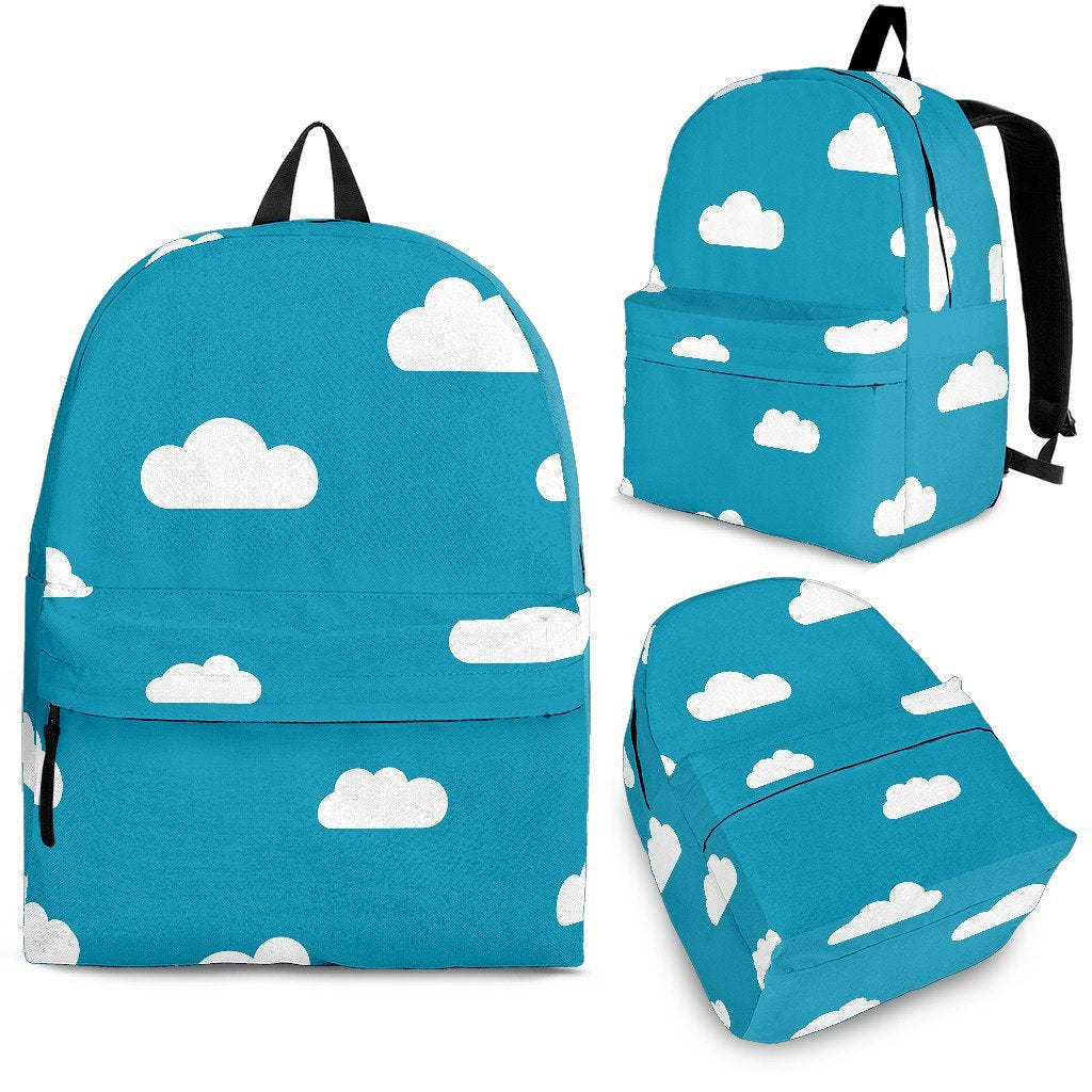 Cloud Print Pattern Backpack-grizzshop