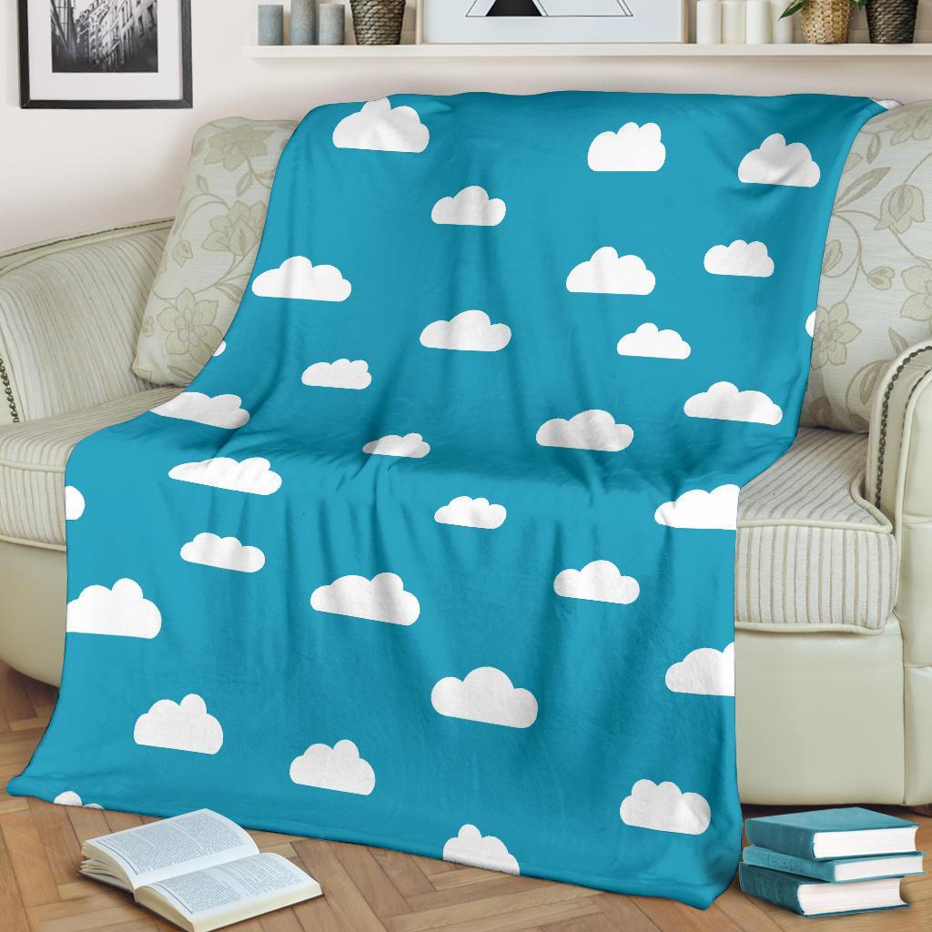 Cloud Print Pattern Blanket-grizzshop