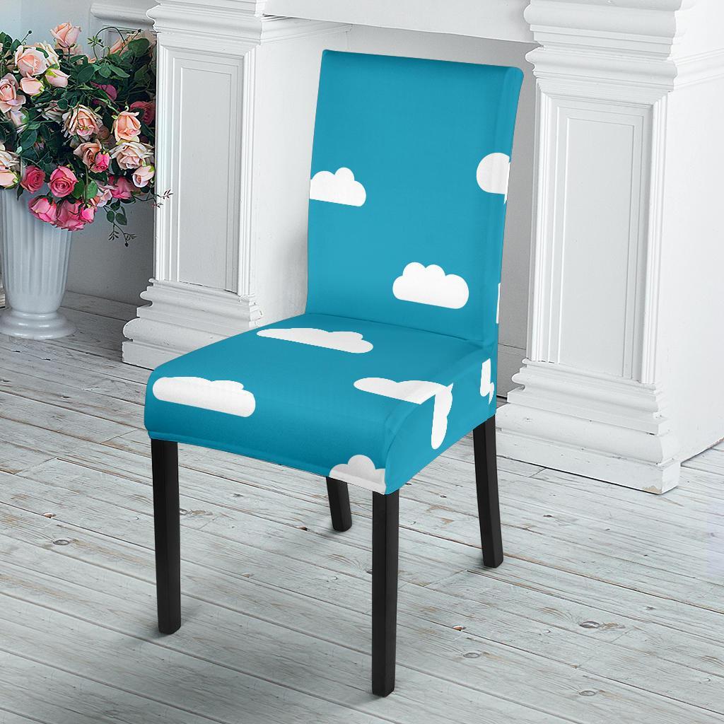 Cloud Print Pattern Chair Cover-grizzshop