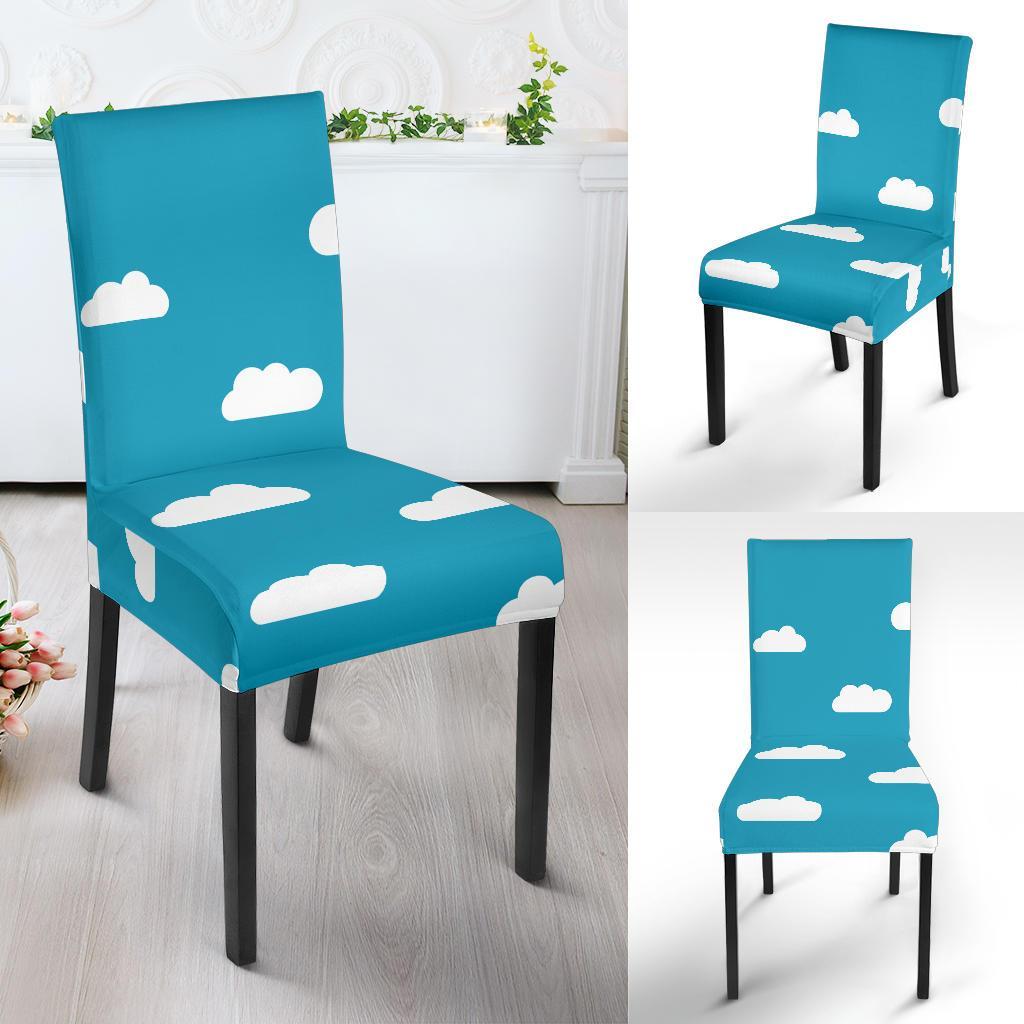 Cloud Print Pattern Chair Cover-grizzshop