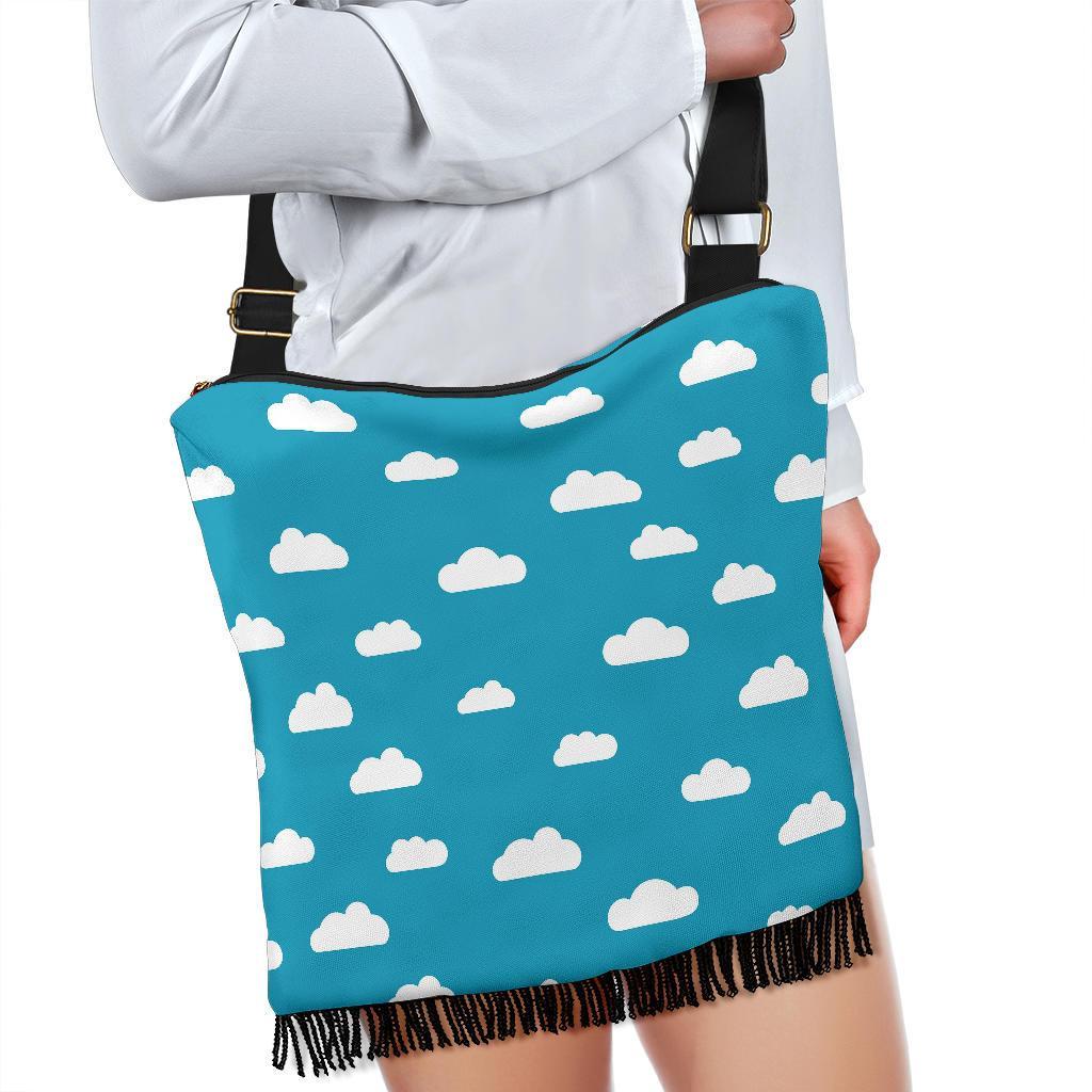 Cloud Print Pattern Crossbody bags-grizzshop