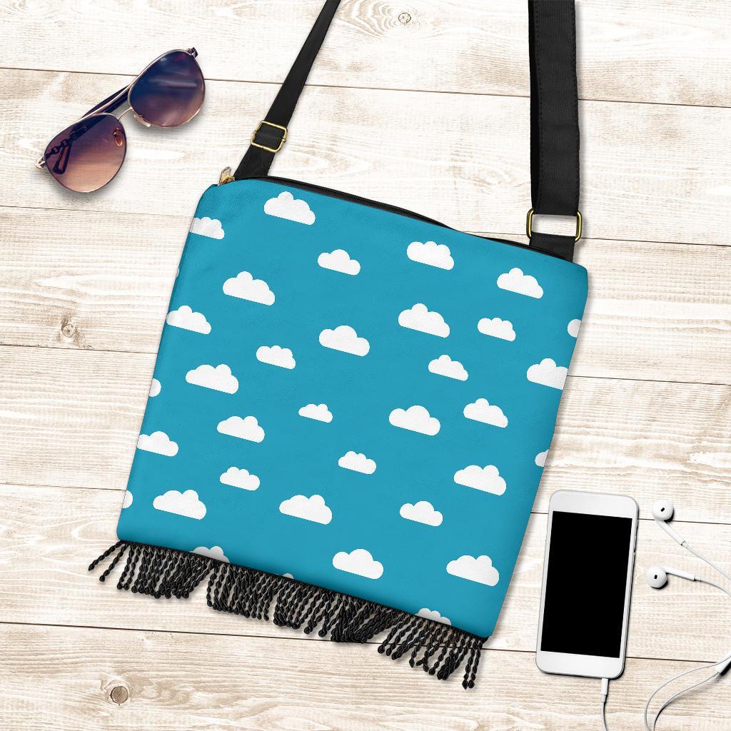 Cloud Print Pattern Crossbody bags-grizzshop