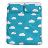 Cloud Print Pattern Duvet Cover Bedding Set-grizzshop