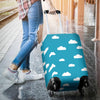 Cloud Print Pattern Luggage Cover Protector-grizzshop