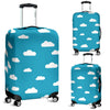 Cloud Print Pattern Luggage Cover Protector-grizzshop