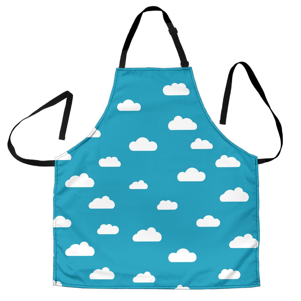 Cloud Print Pattern Men's Apron-grizzshop