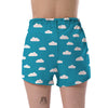 Cloud Print Pattern Women's Shorts-grizzshop