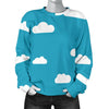 Cloud Print Pattern Women's Sweatshirt-grizzshop