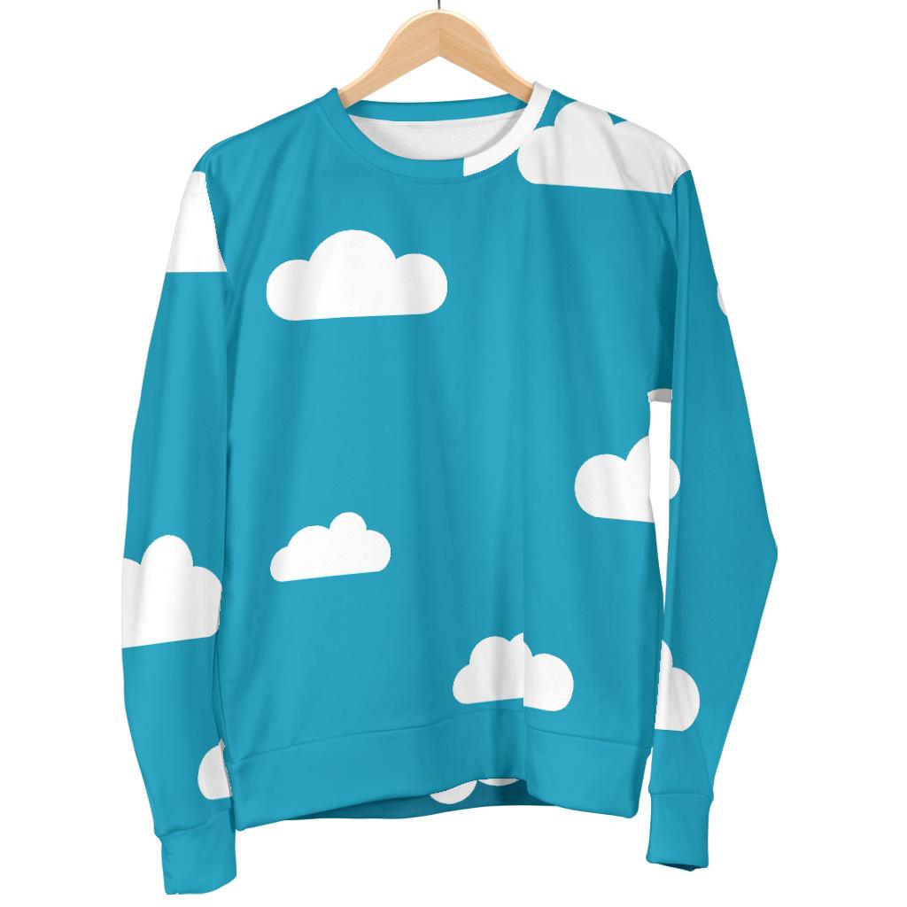 Cloud Print Pattern Women's Sweatshirt-grizzshop