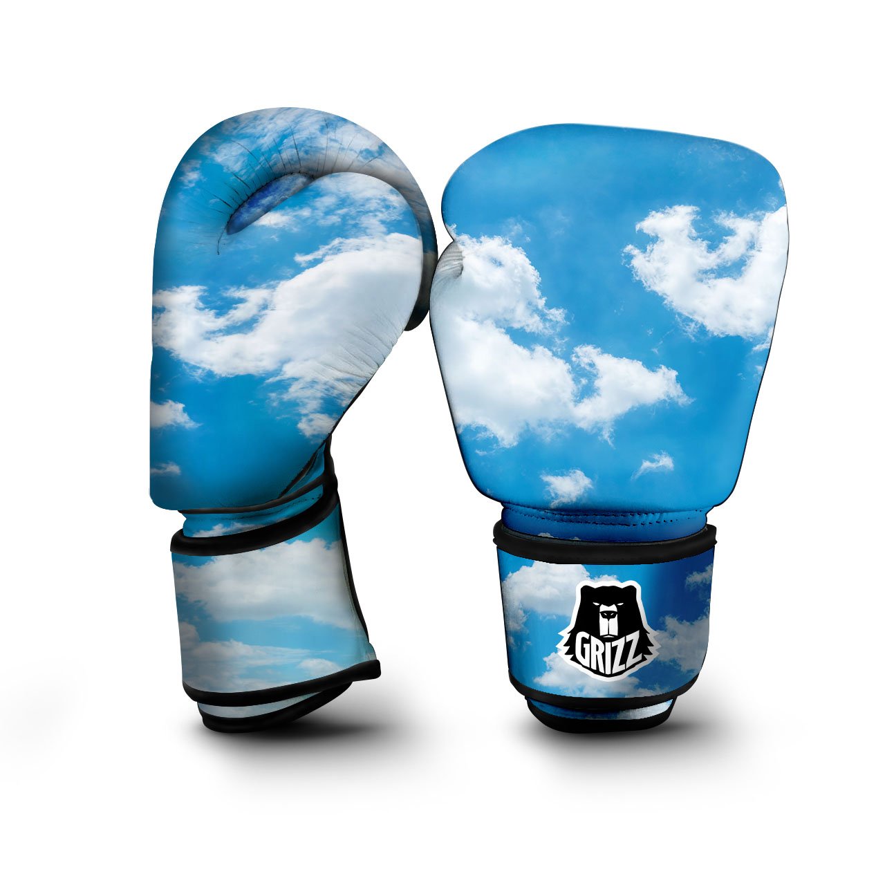 Cloud Sky Print Boxing Gloves-grizzshop