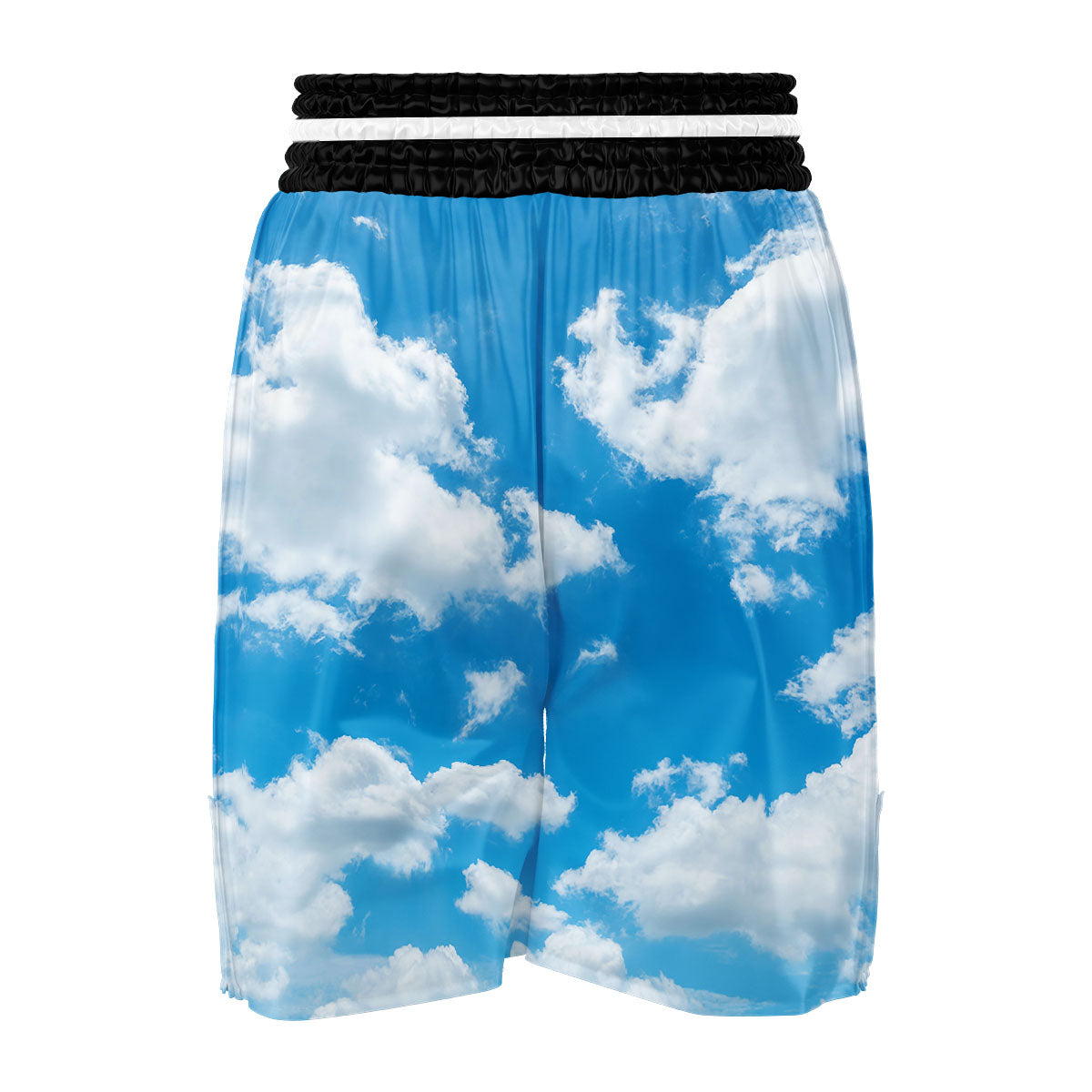 Cloud Sky Print Boxing Shorts-grizzshop