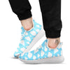 Cloud Sky Print Pattern White Athletic Shoes-grizzshop