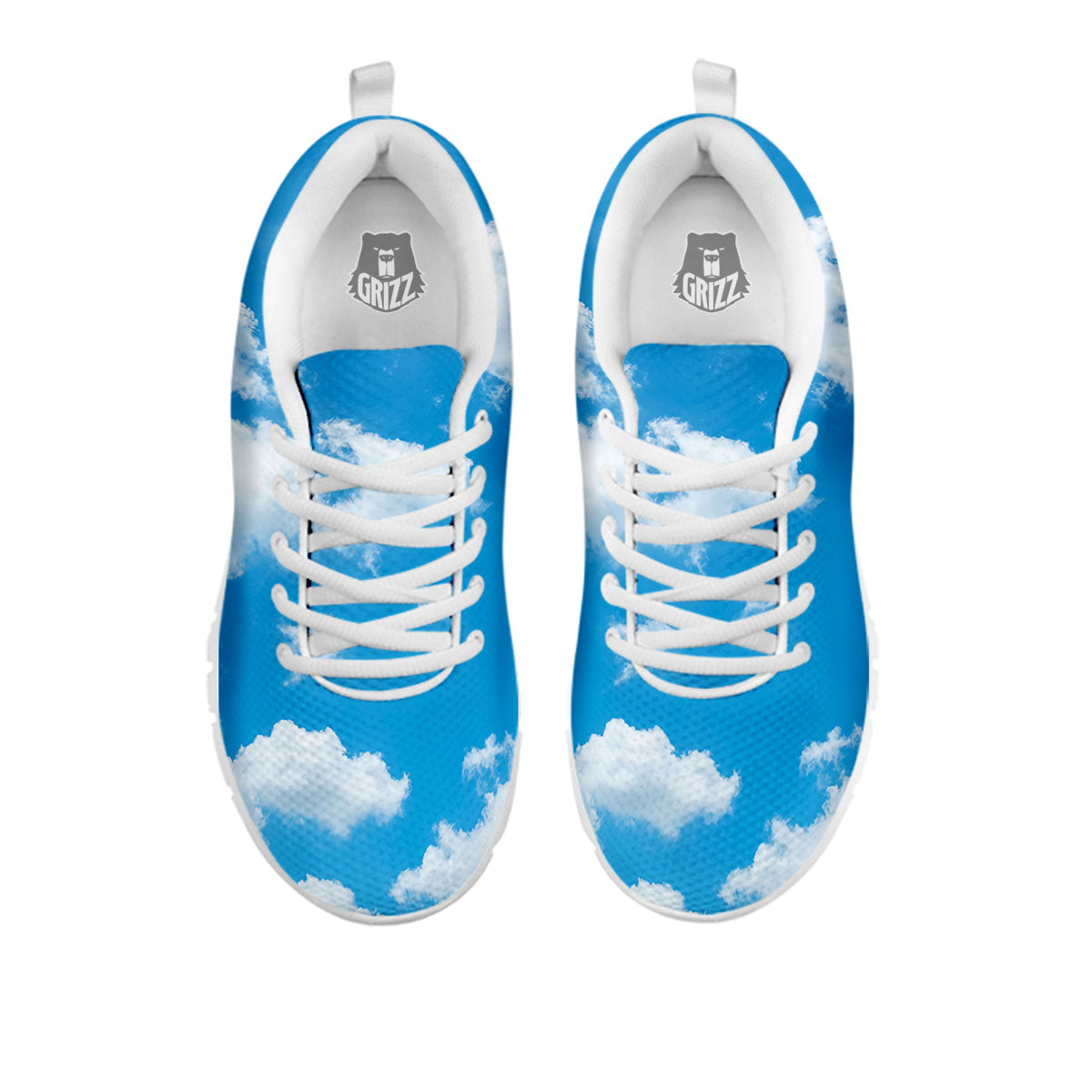 Cloud Sky Print White Sneaker-grizzshop
