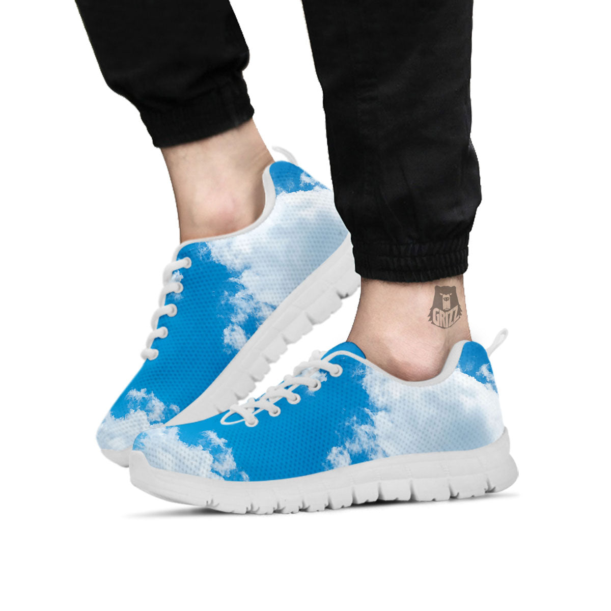 Cloud Sky Print White Sneaker-grizzshop