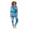 Cloud Sky Print Women's Pajamas-grizzshop