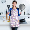 Cloud Smile Pattern Print Women's Apron-grizzshop