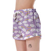 Cloud Smile Pattern Print Women's Shorts-grizzshop