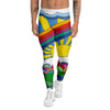 Clouds Rainbows Hippie Art Print Men's Leggings-grizzshop