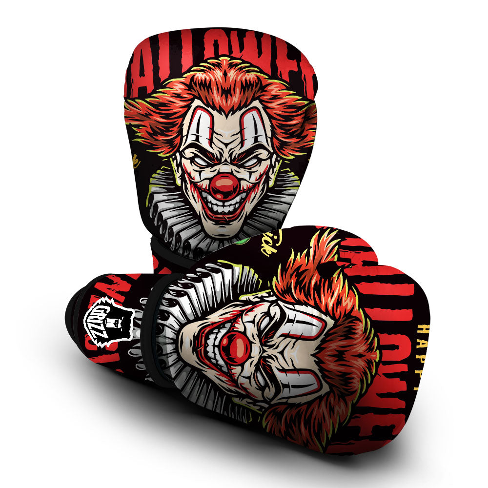 Clown Halloween Print Boxing Gloves-grizzshop