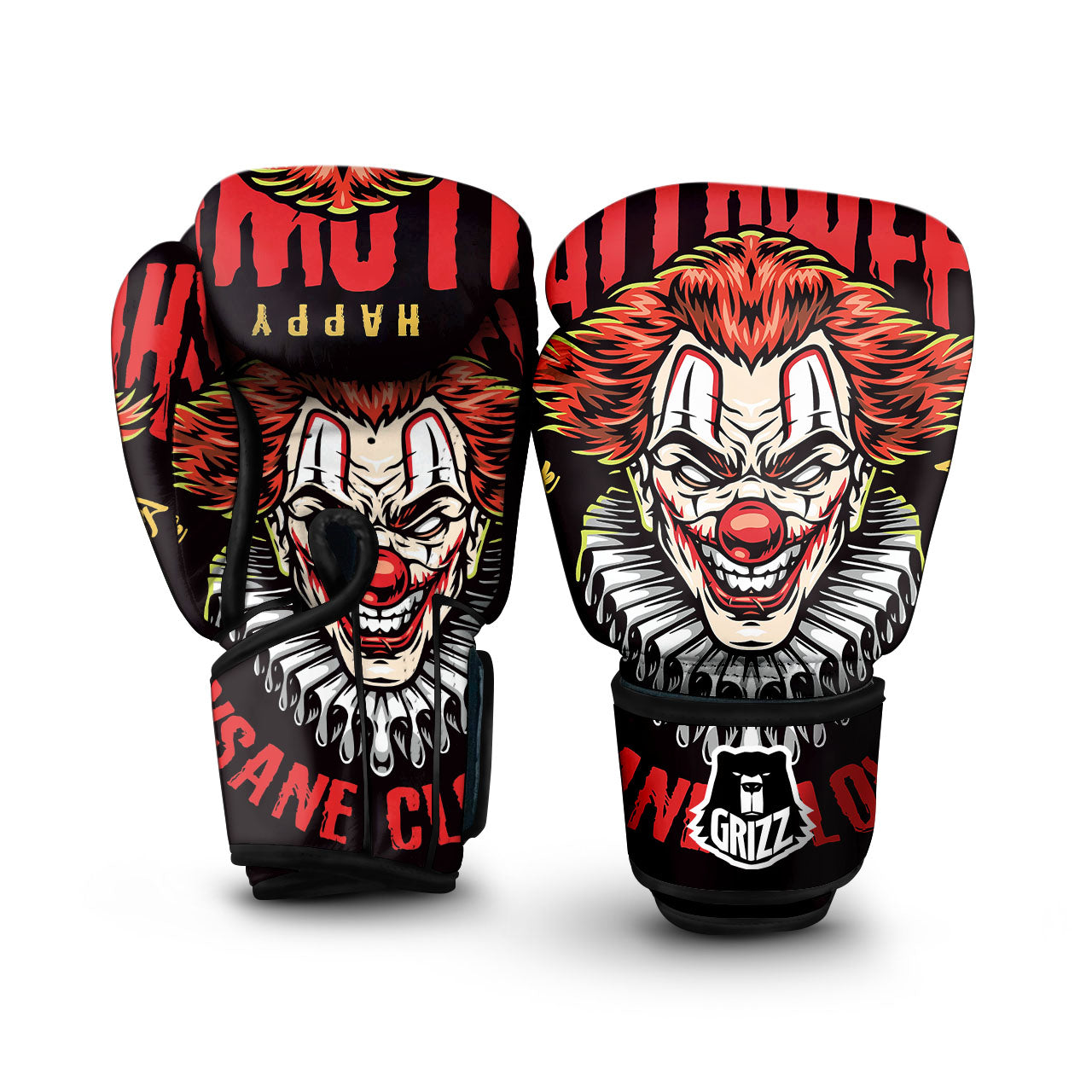 Clown Halloween Print Boxing Gloves-grizzshop