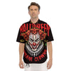 Clown Halloween Print Men's Short Sleeve Shirts-grizzshop