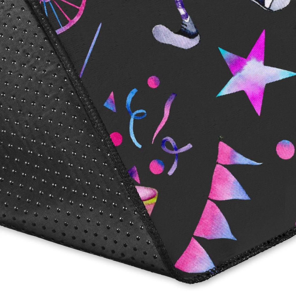 Clown Pattern Print Floor Mat-grizzshop