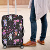 Clown Pattern Print Luggage Cover Protector-grizzshop