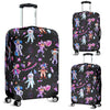 Clown Pattern Print Luggage Cover Protector-grizzshop