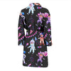 Clown Pattern Print Men Long Robe-grizzshop