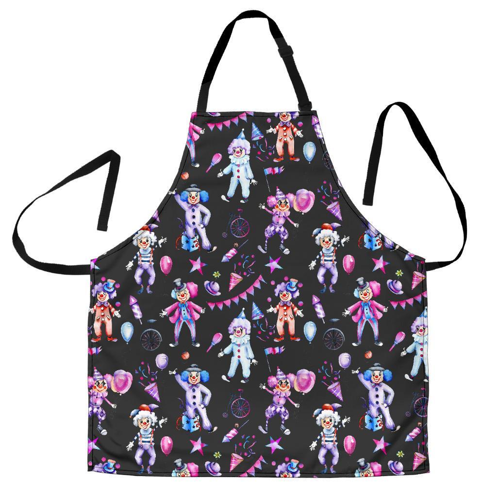 Clown Pattern Print Men's Apron-grizzshop