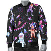 Clown Pattern Print Men's Bomber Jacket-grizzshop