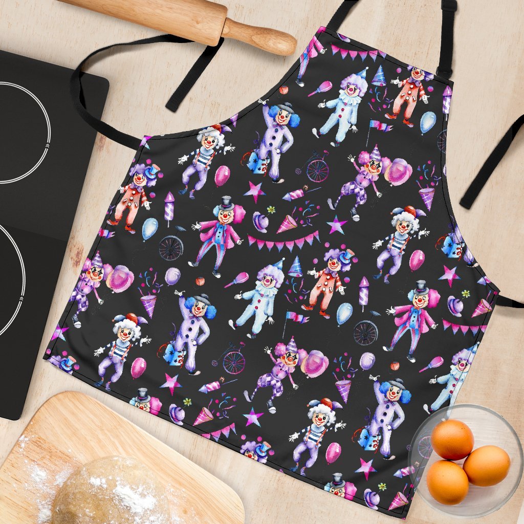 Clown Pattern Print Women's Apron-grizzshop