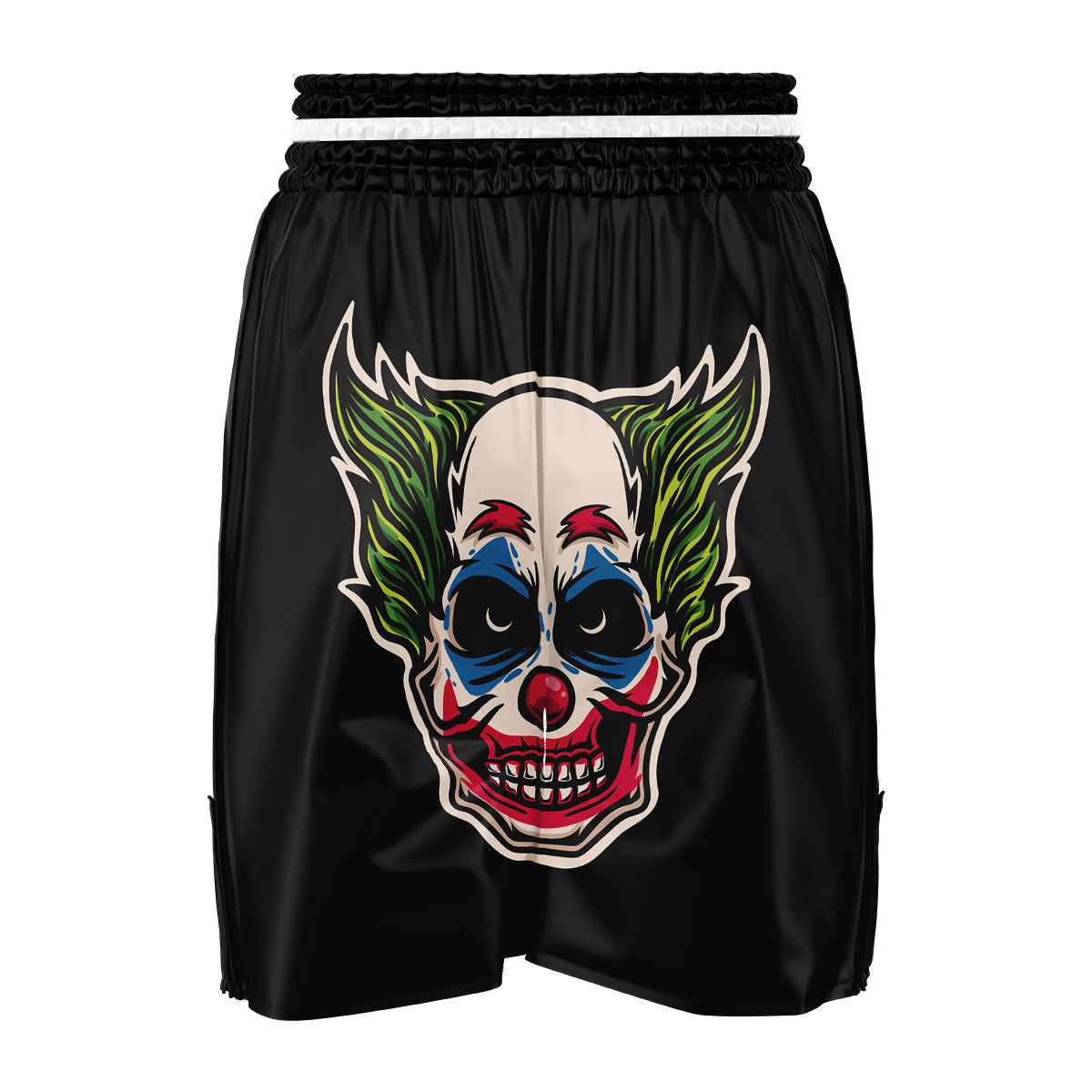 Clown Scary Cartoon Print Boxing Shorts-grizzshop