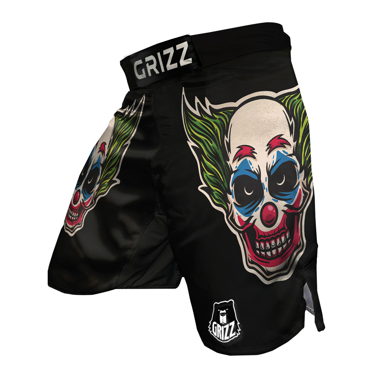 Clown Scary Cartoon Print MMA Shorts-grizzshop