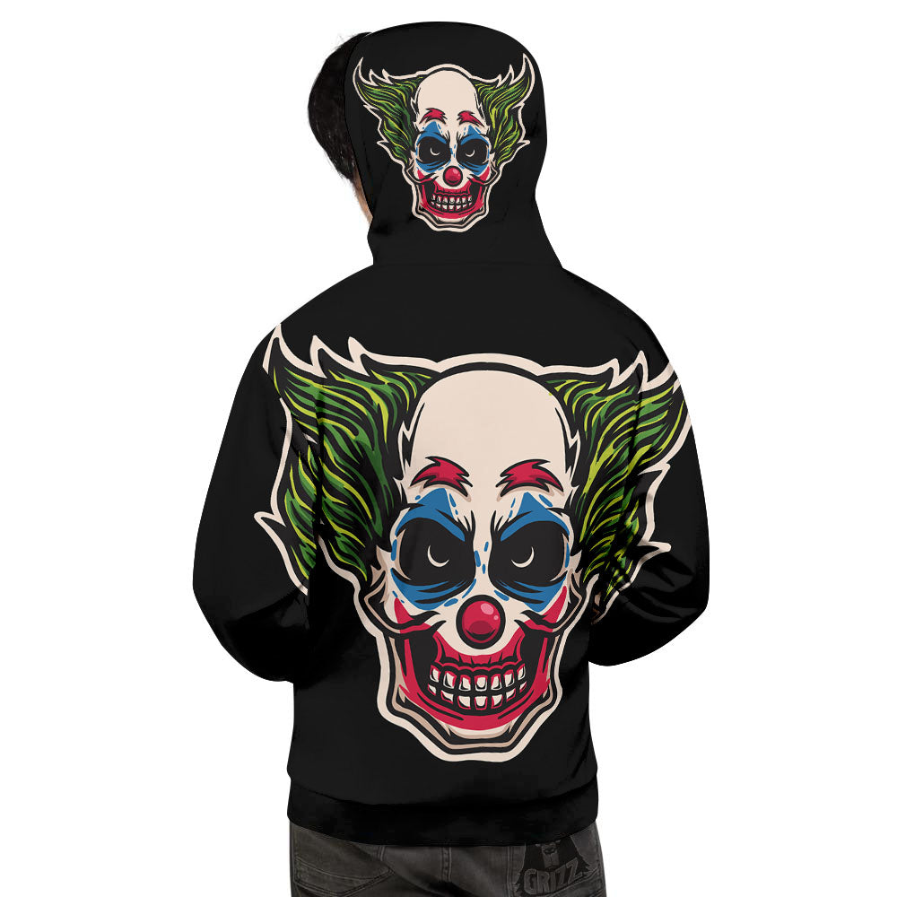 Clown Scary Cartoon Print Men's Hoodie-grizzshop