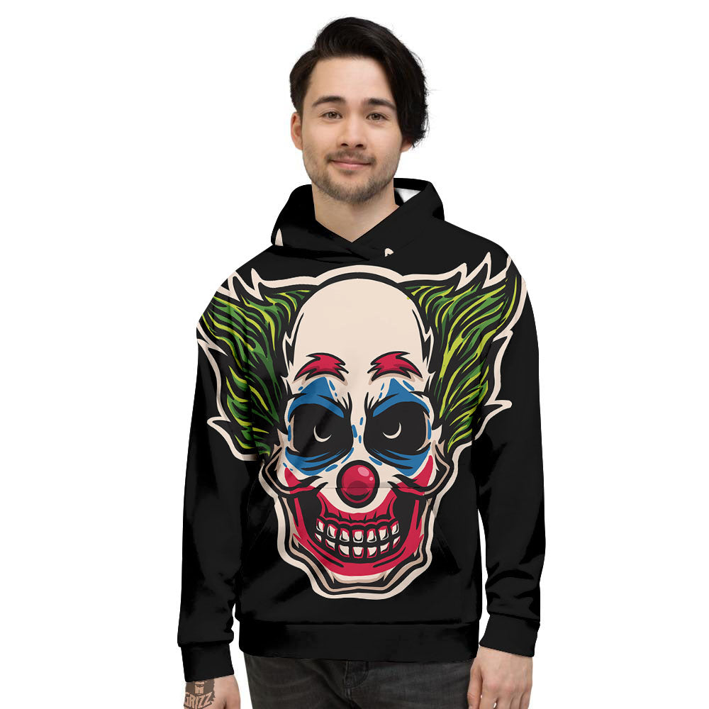 Clown Scary Cartoon Print Men's Hoodie-grizzshop