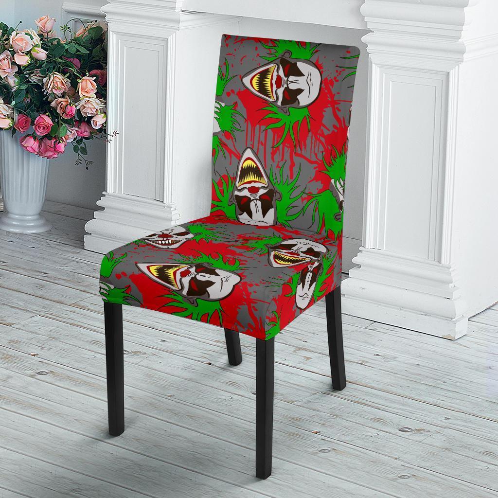 Clown Scary Pattern Print Chair Cover-grizzshop