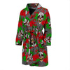 Clown Scary Pattern Print Men Long Robe-grizzshop