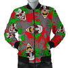 Clown Scary Pattern Print Men's Bomber Jacket-grizzshop