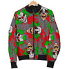 Clown Scary Pattern Print Men's Bomber Jacket-grizzshop