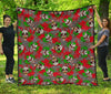 Clown Scary Pattern Print Quilt-grizzshop