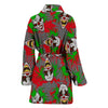 Clown Scary Pattern Print Women Long Robe-grizzshop